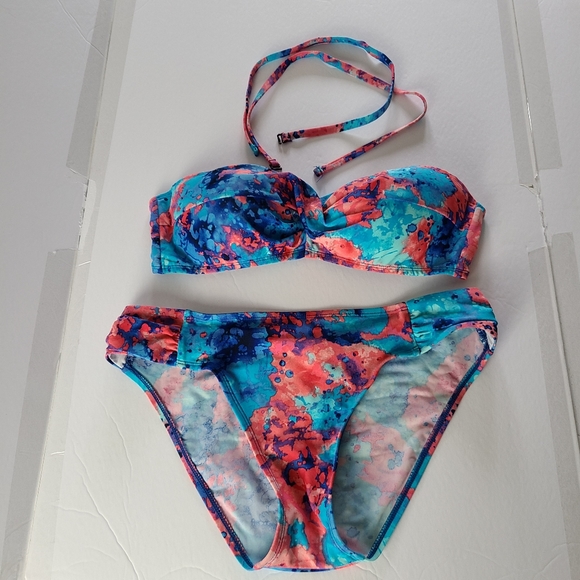 Sears bikini bra bustier with tie - Picture 4 of 8